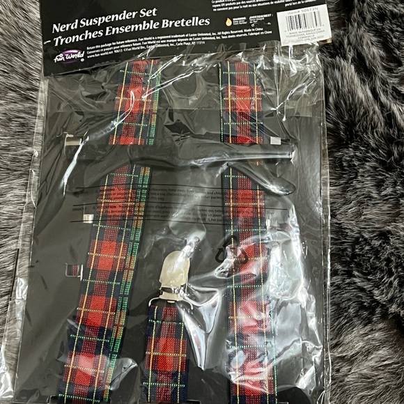 Halloween Adult Costume (Unisex)- Nerd Suspender Set!😍 - Picture 3 of 3